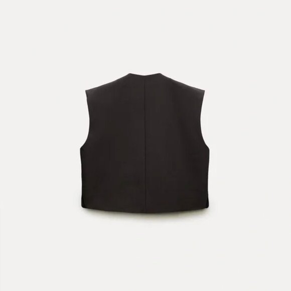 Zara ZW Collection Waistcoat Top L - Picture 3 of 13